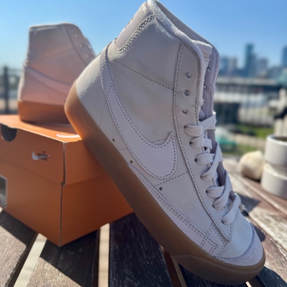 Nike Women's Blazer MID '77 PRM MF Pearl Pink/Pearl Pink, Suede leather,  Sz.7.5 - Picture 4 of 10